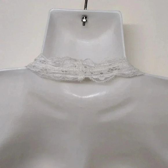 Signature8 Halter Bralette White Lace New Small - Picture 4 of 7